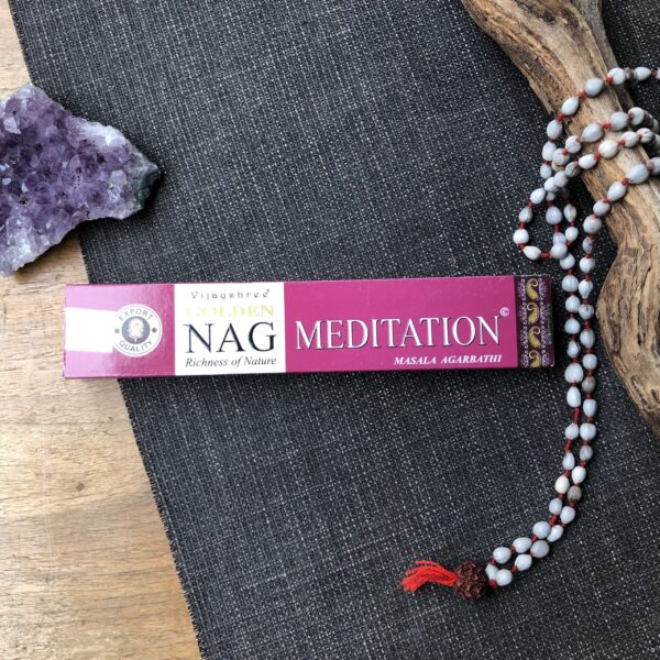 Incenso Indiano Vijayshree Golden Nag Meditation