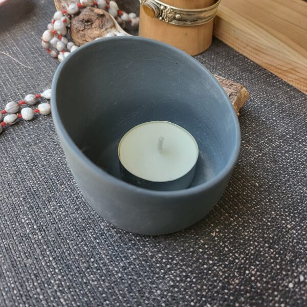 Porta Candele Antracite