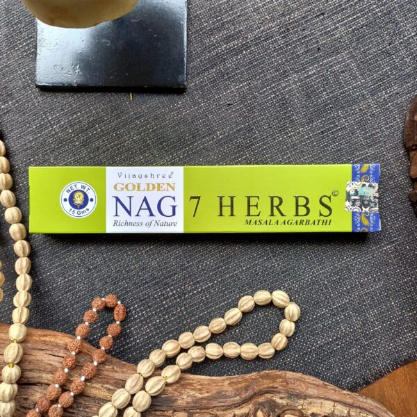 Incenso Indiano Vijayshree Golden Nag 7 Herbs